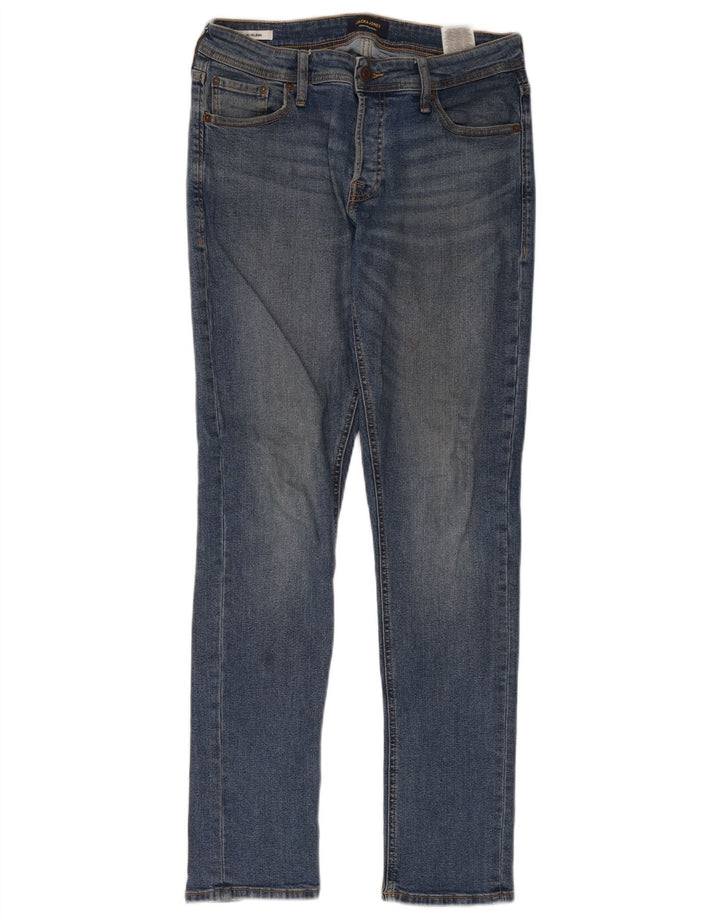 Jack & Jones Jean Slim GLENN W31 L34 Homme Bleu Coton