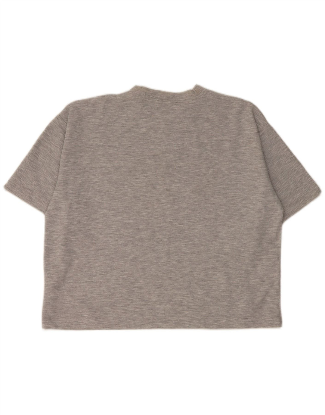 Zara Womens T-Shirt Top UK 16 Large Gris Moucheté Polyester
