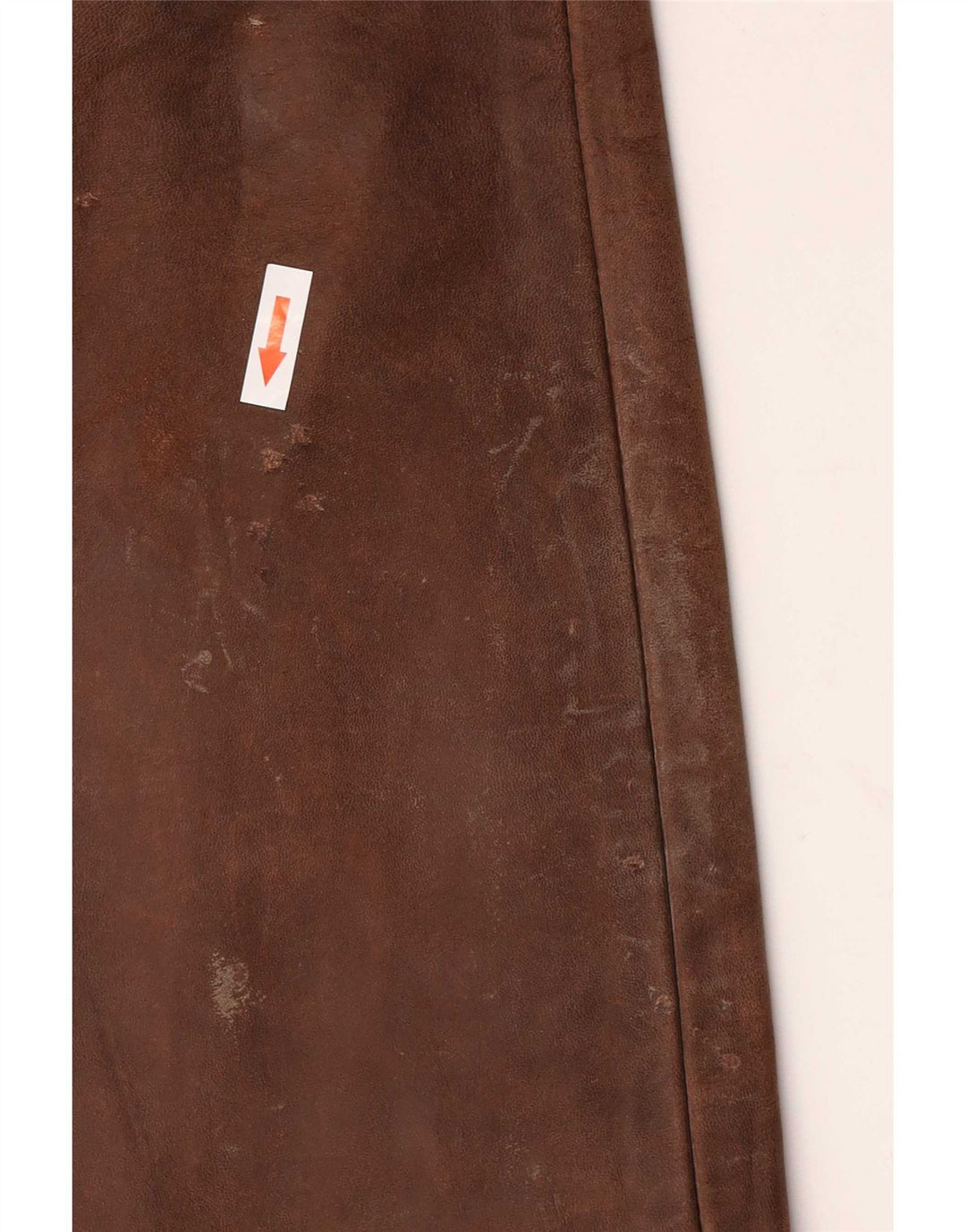 Pantalon en cuir homme vintage W30 L34 Marron