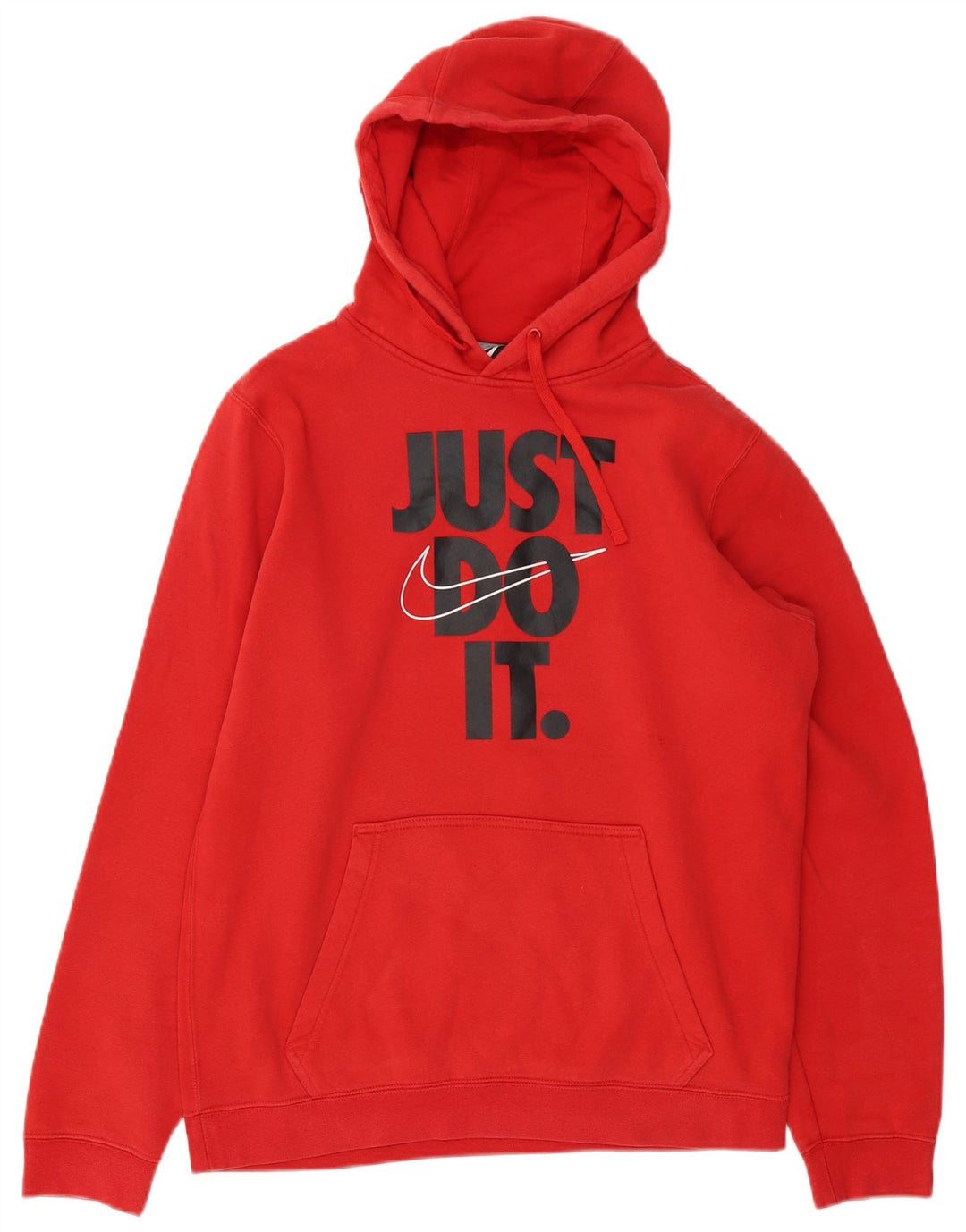 NIKE Pull à capuche graphique pour homme en coton rouge moyen