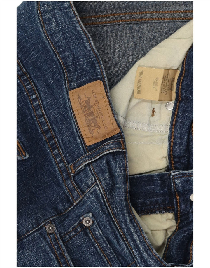 LEVI'S Jean bootcut 505 parfaitement modelant pour femme US 18 XL W36 L31 Bleu