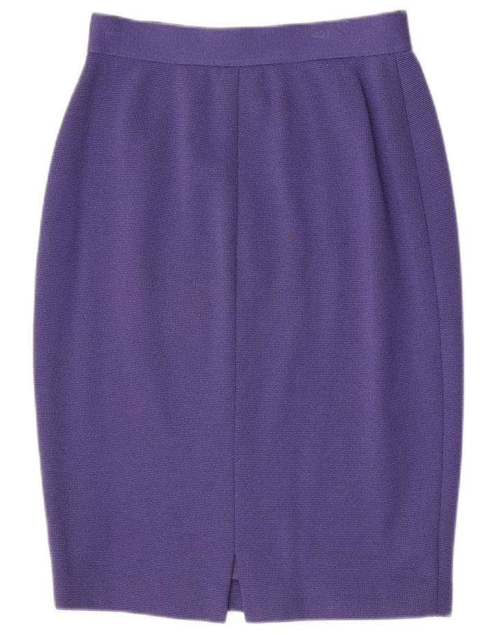 Luisa Spagnoli Jupe crayon en tricot pour femme W28 Violet moyen