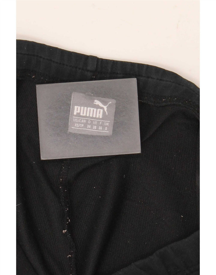 Puma Short de sport graphique pour femme UK 8 Small Noir