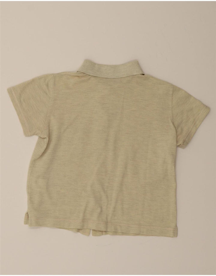 LOTTO Womens Short Sleeve Shirt UK 10 Small Beige Polyester Vintage Lotto and Second-Hand Lotto from Messina Hembry 