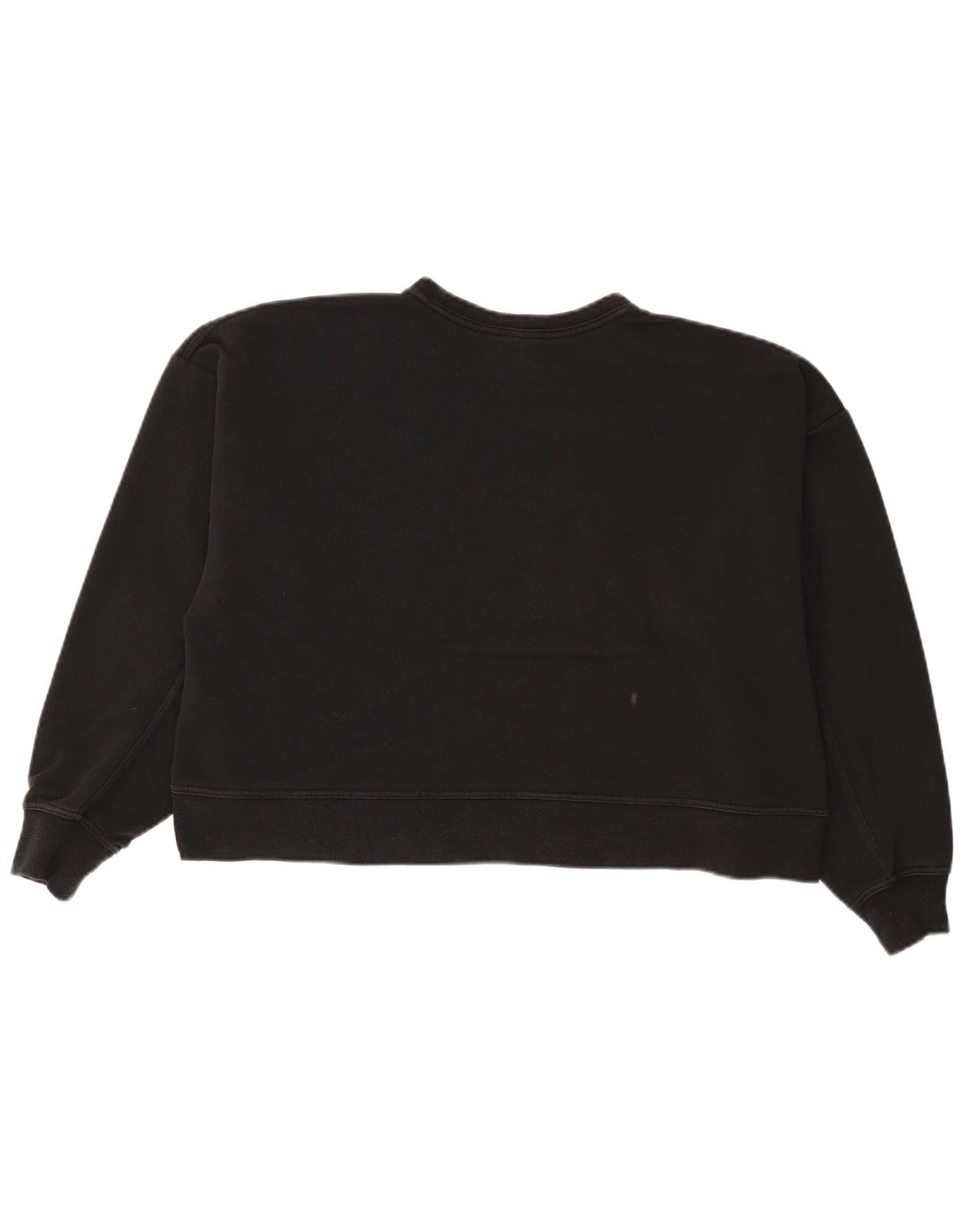 Nike Femme Crop Graphic Sweat-shirt surdimensionné UK 16 Grand Noir