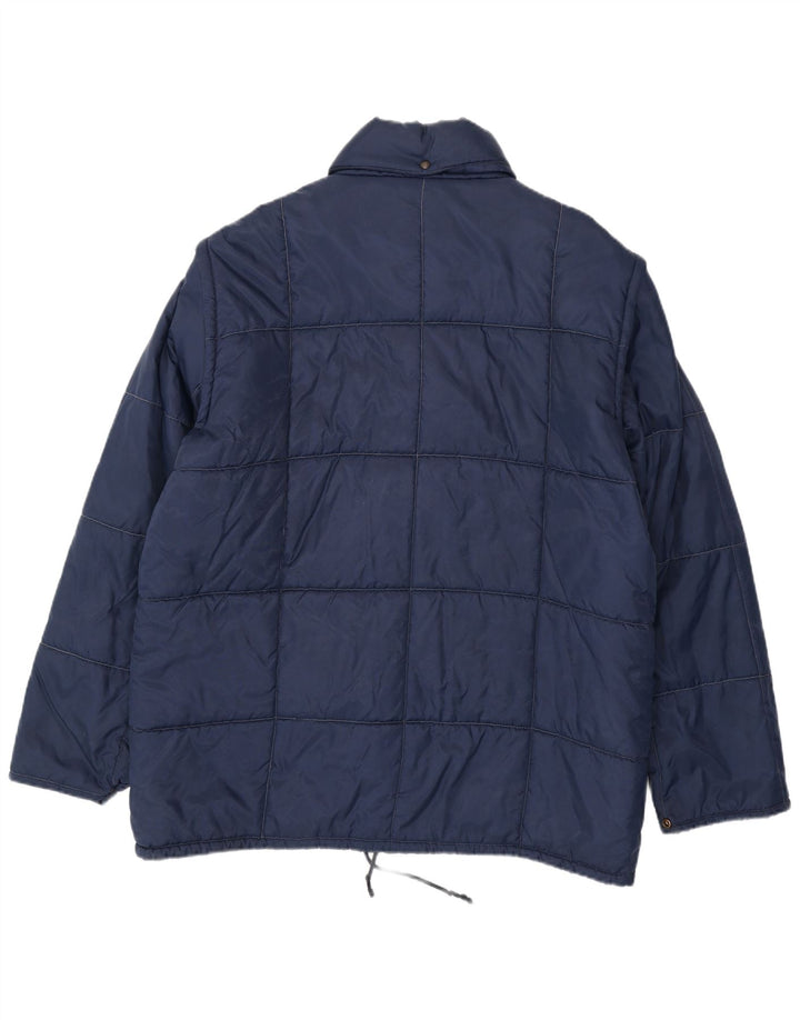 veste matelassée homme vintage UK 42 XL Bleu Marine