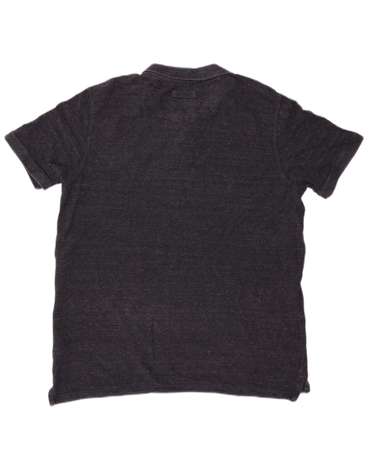 FAT FACE Polo Homme 2XL Bleu Marine Moucheté Coton