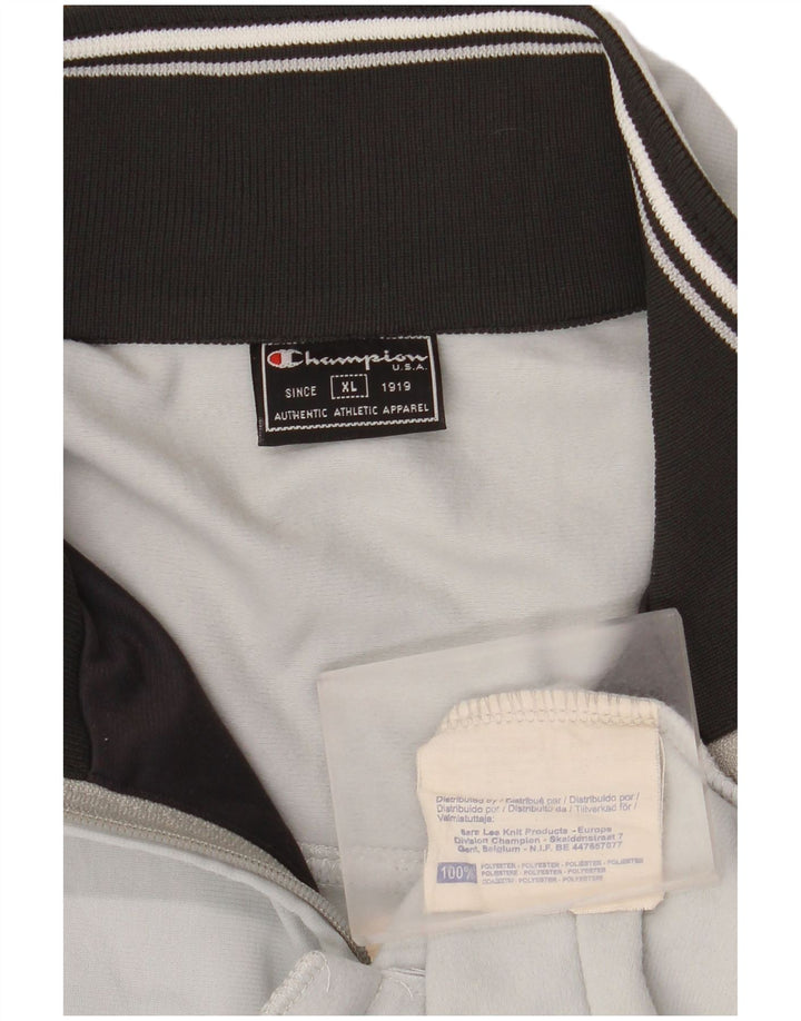 CHAMPION Veste de Survêtement Homme XL Gris Polyester