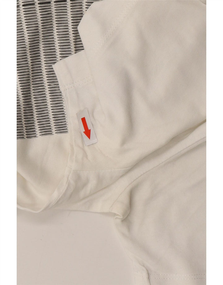 CALVIN KLEIN JEANS T-Shirt Graphique Homme Petit Blanc Coton