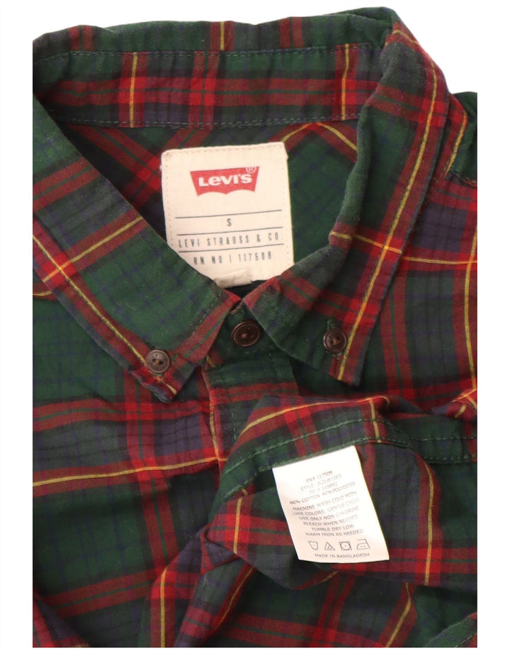 Levi's Chemise Homme Petit Carreau Vert Coton
