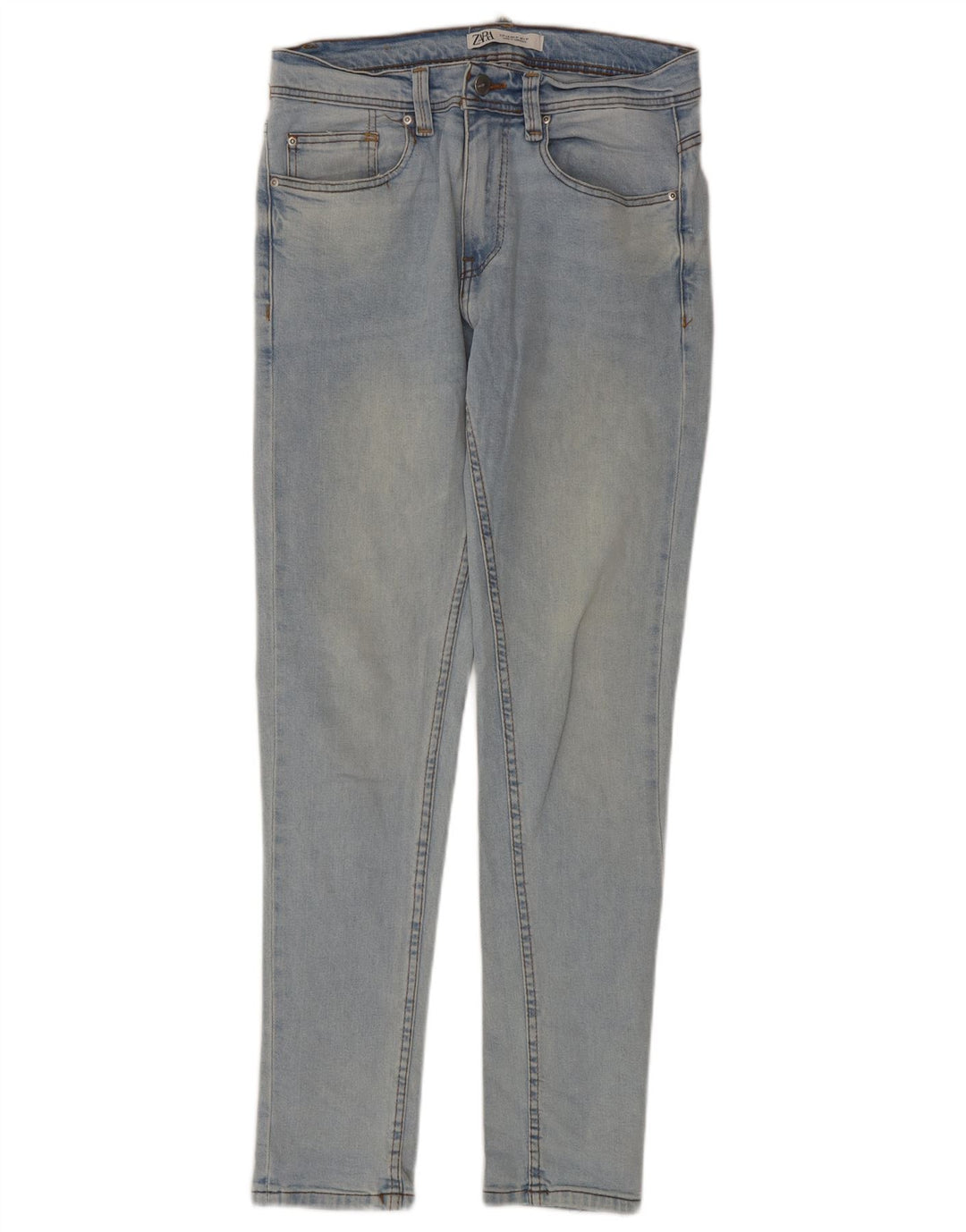 Zara Jean skinny pour homme EU 40 Medium W31 L32 Bleu