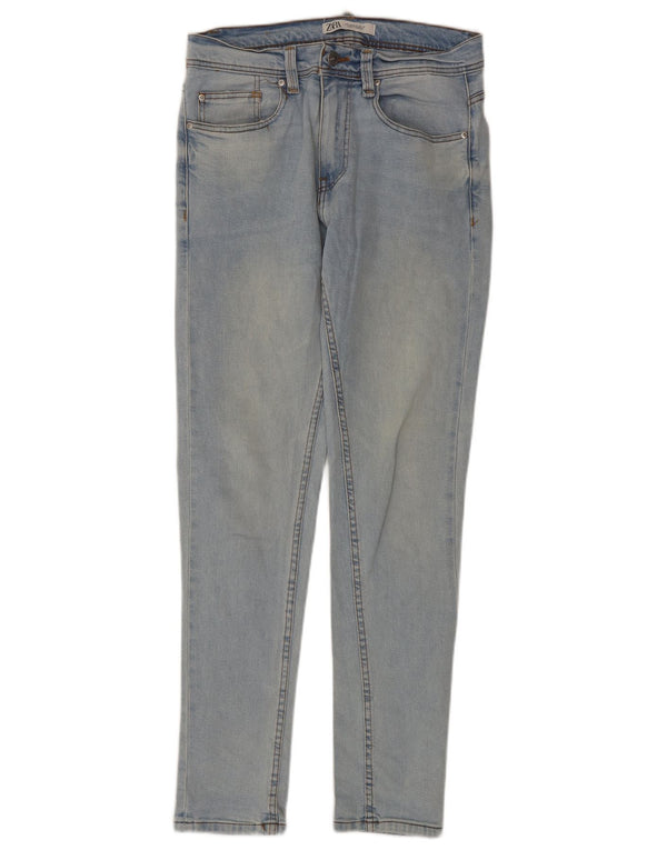 Zara Jean skinny pour homme EU 40 Medium W31 L32 Bleu