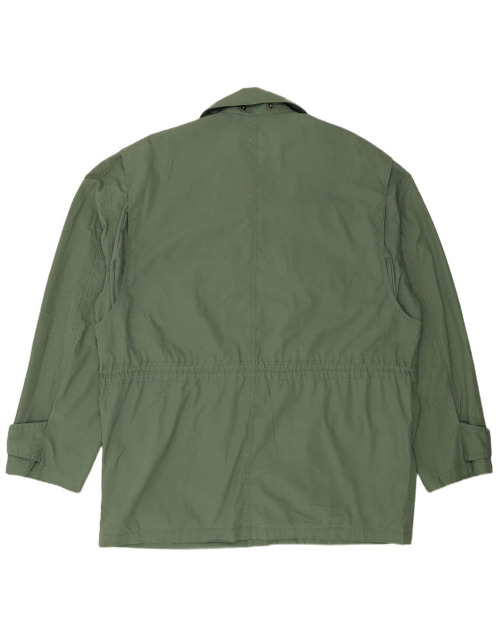 veste utilitaire homme vintage UK 42 XL Polyester vert