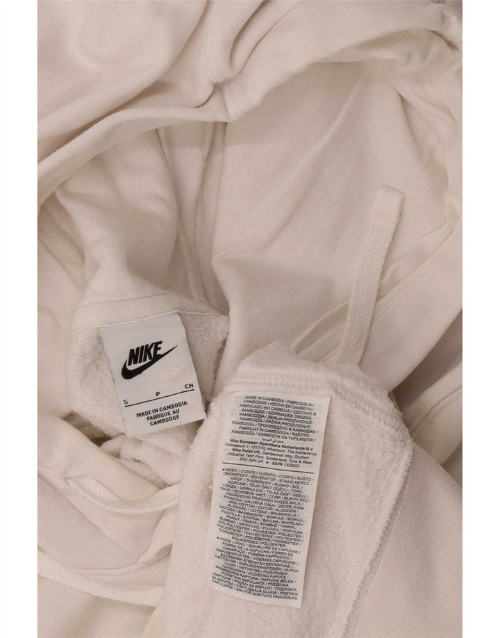 Nike Pull à capuche pour homme Petit coton blanc