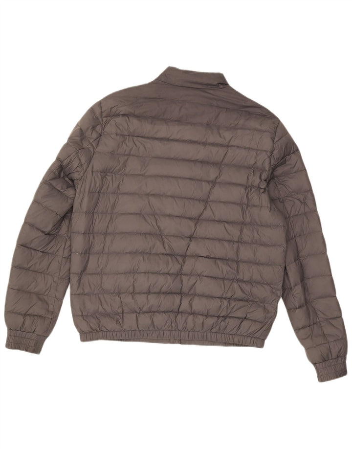 Tommy Hilfiger Veste rembourrée pour homme UK 40 Large Gris Nylon