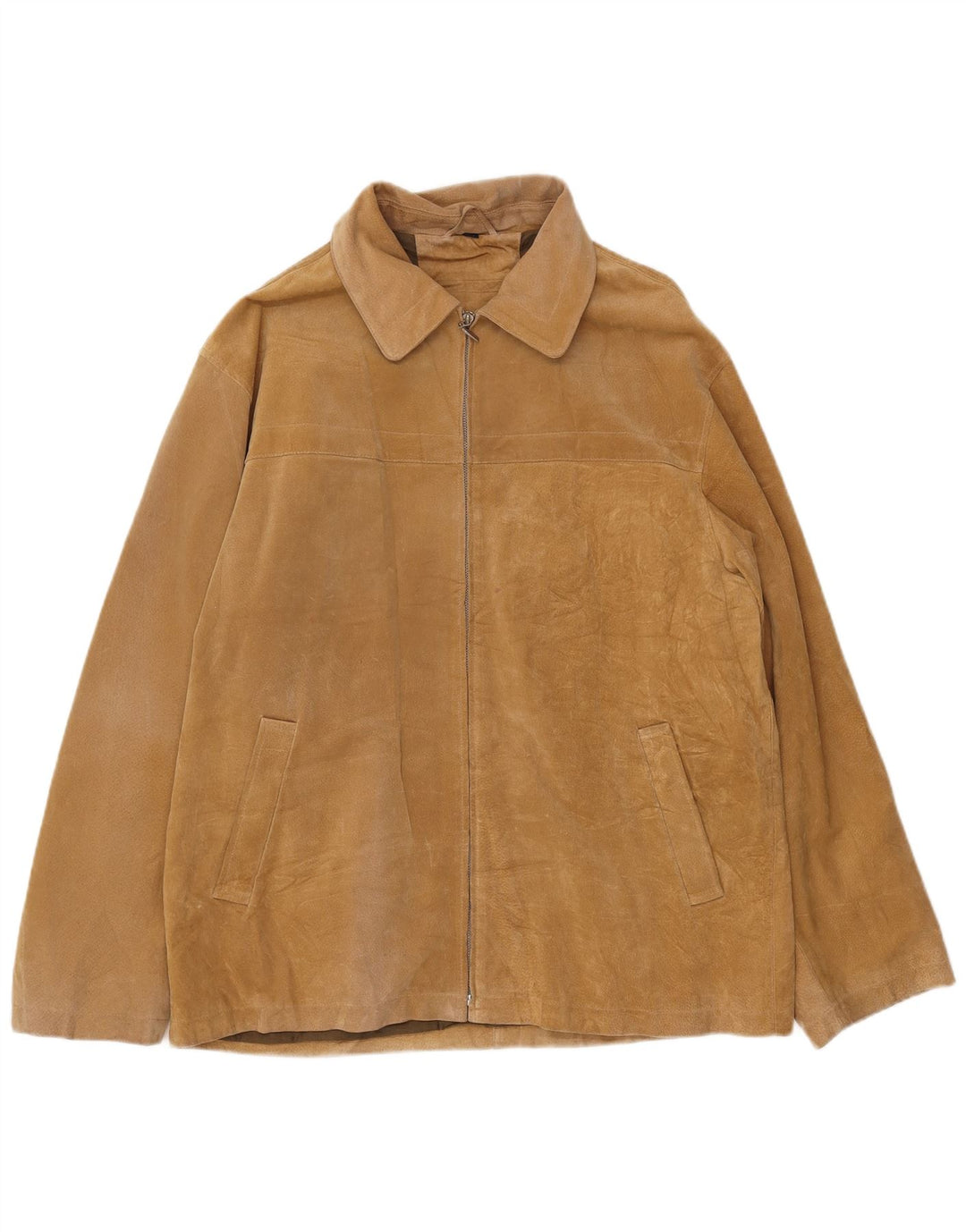 LERROS Veste en Daim Homme UK 42 XL Cuir Beige