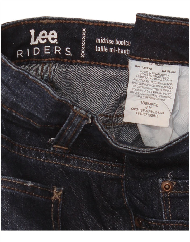Lee Riders Jean bootcut taille moyenne pour femme US 8 Medium W31 L32 Bleu marine