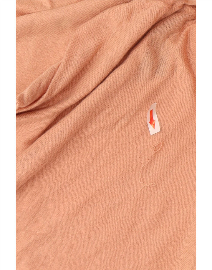 Zara Femme Robe Asymétrique UK 14 Orange Moyen