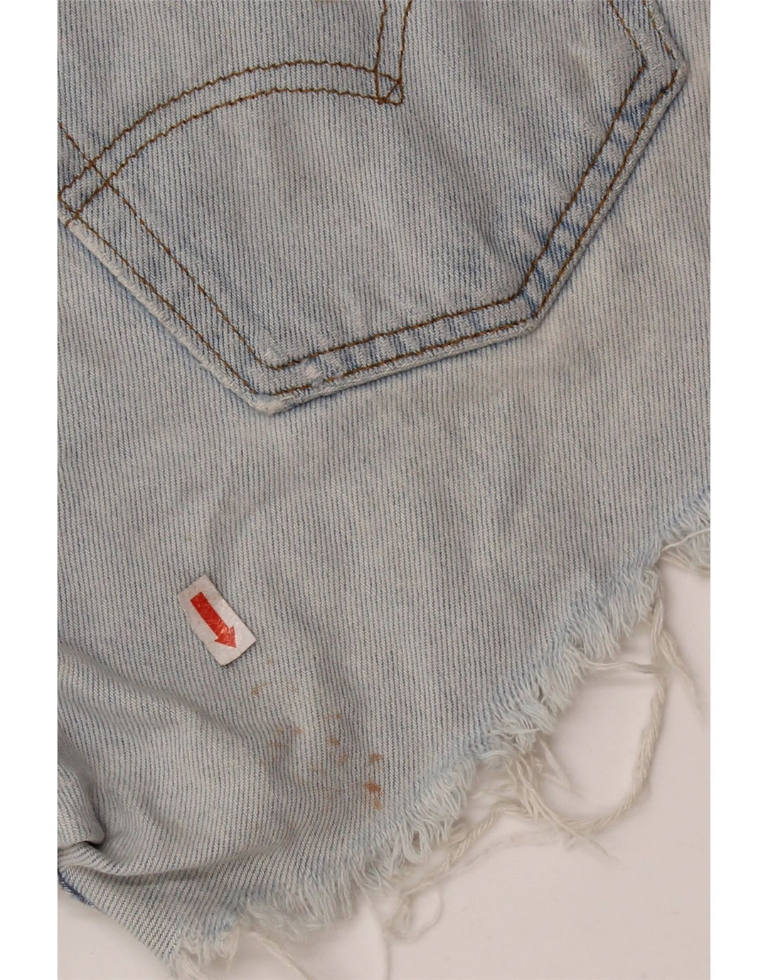 LEVI'S Short en Jean 501 W30 Homme Bleu Moyen