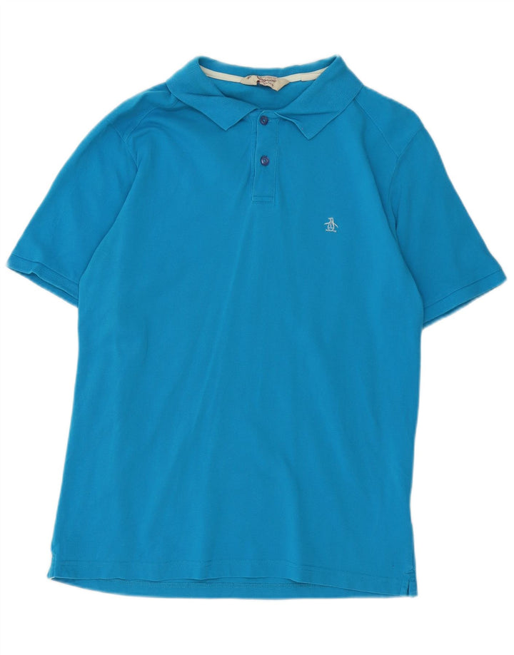 Penguin Polo Heritage Slim Fit Homme Bleu Moyen Coton