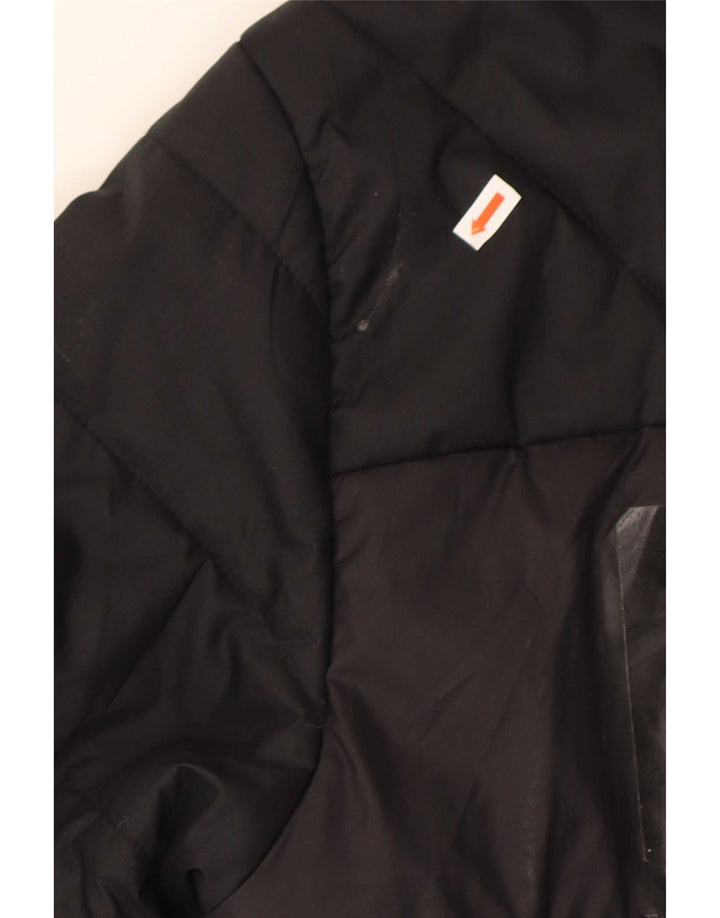 Puma Veste matelassée graphique pour hommes UK 40 Large Noir Polyester