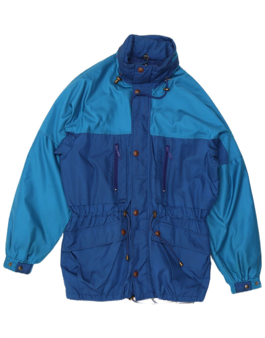 Dubin Veste de ski à capuche pour homme IT 52 XL Bleu Colorblock Polyester