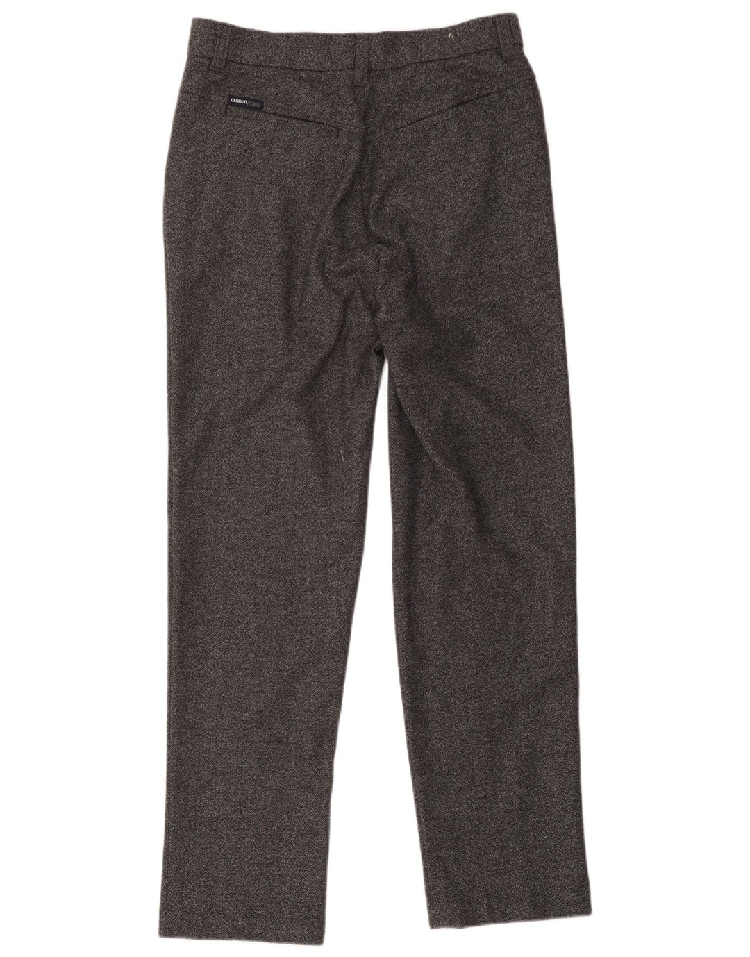 Cerruti Pantalon De Costume Droit Femme W32 L32 Gris Laine