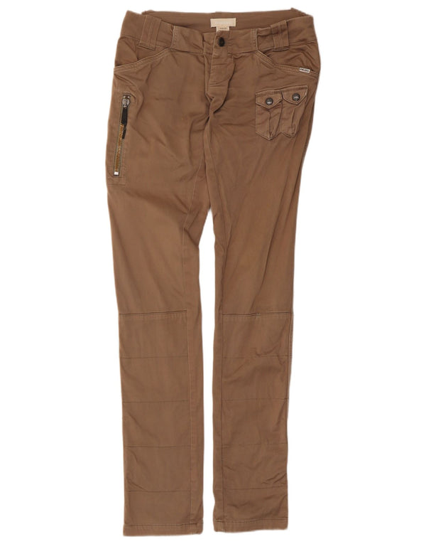 Diesel Pantalon Cargo Slim Femme W28 L33 Marron Coton