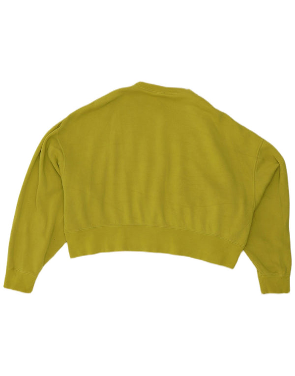 Nike Sweat-shirt court surdimensionné pour femme UK 10 Petit coton vert