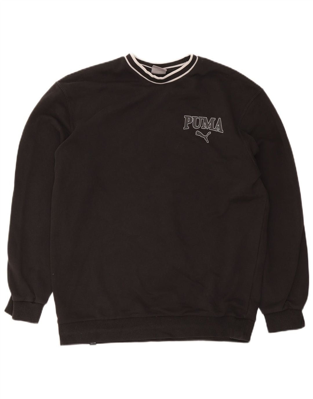 Puma Sweat-Shirt Graphique Homme Noir Moyen Sport
