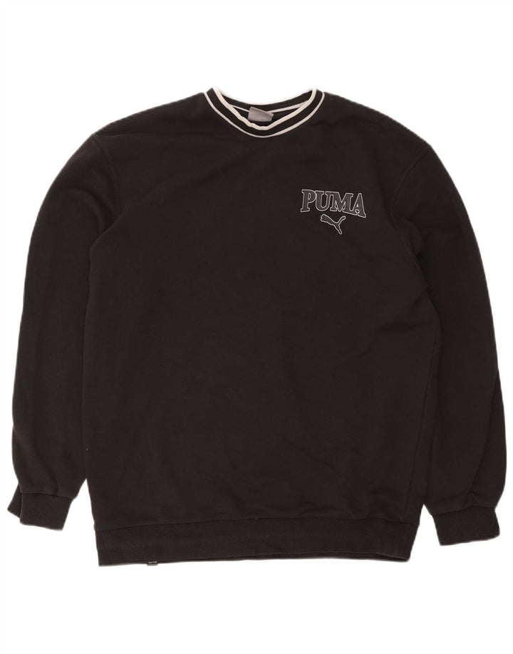 Puma Sweat-Shirt Graphique Homme Noir Moyen Sport