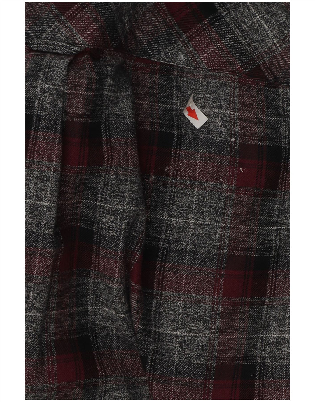 Marks & Spencer Chemise en flanelle coupe ajustée pour homme XL en coton à carreaux gris