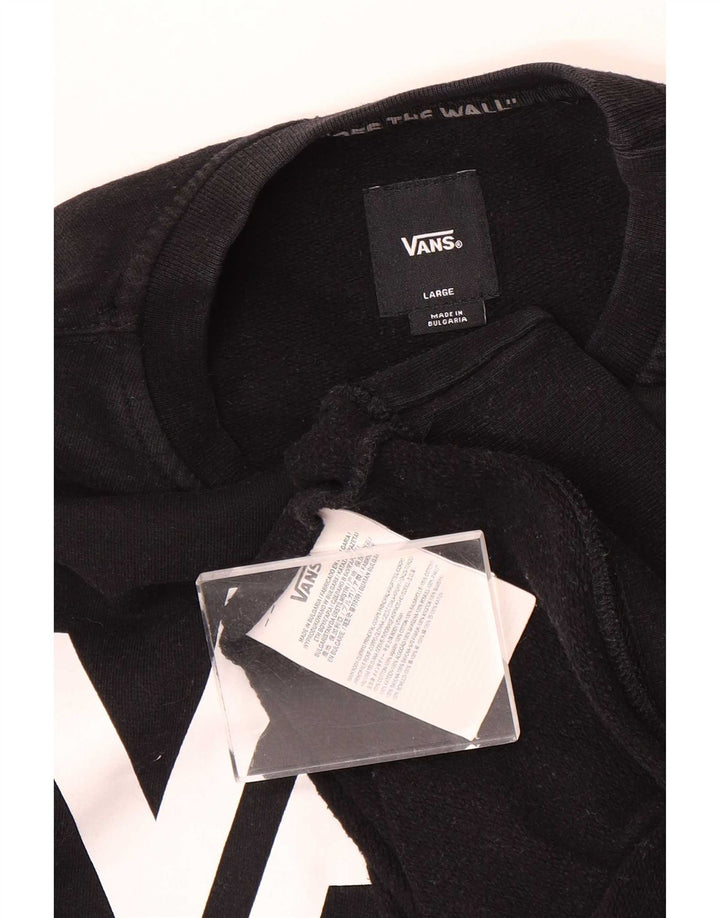 Vans Sweat-shirt graphique pour hommes, grand coton noir