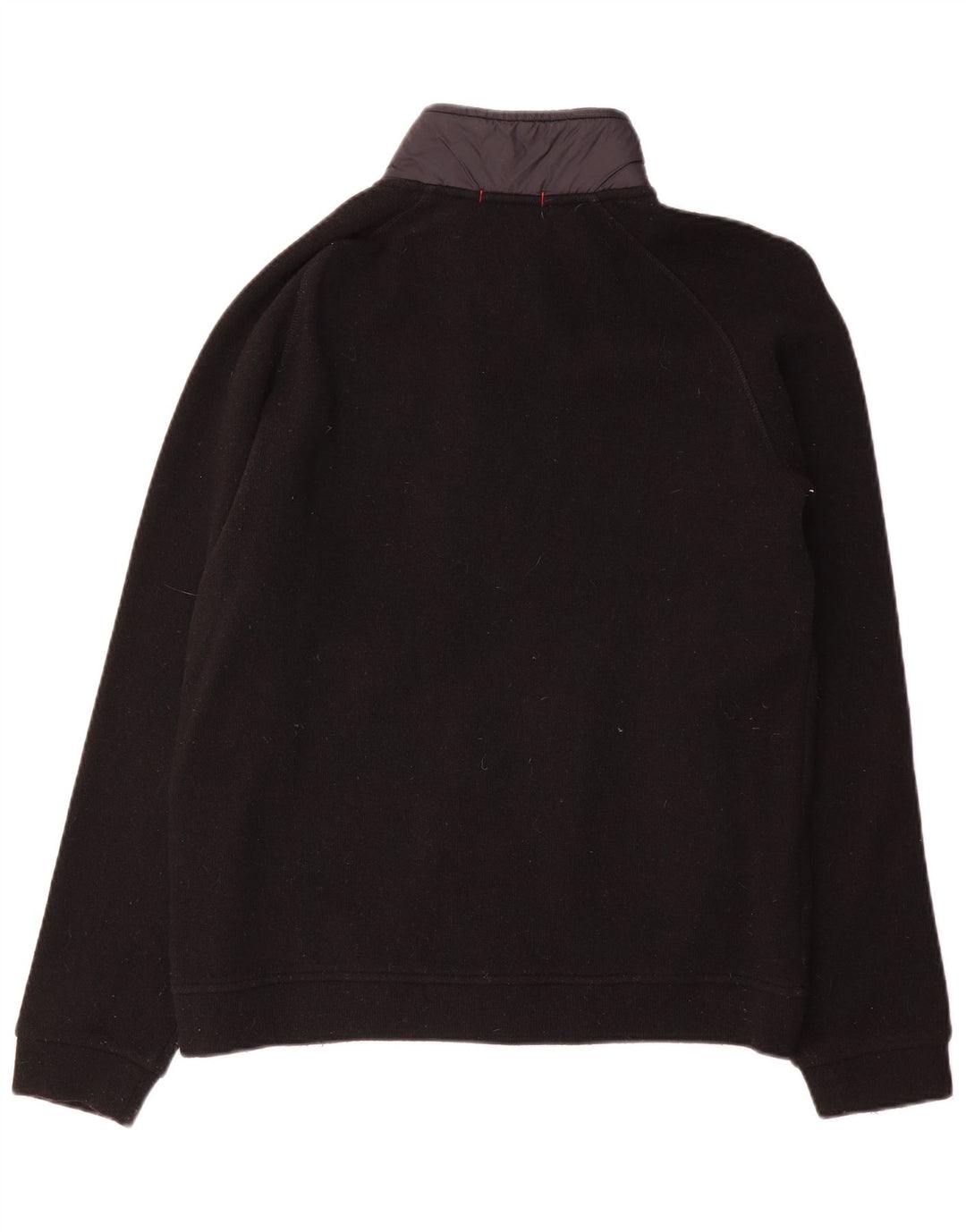 Woolrich Homme Cardigan Pull Petit Noir Colorblock Laine