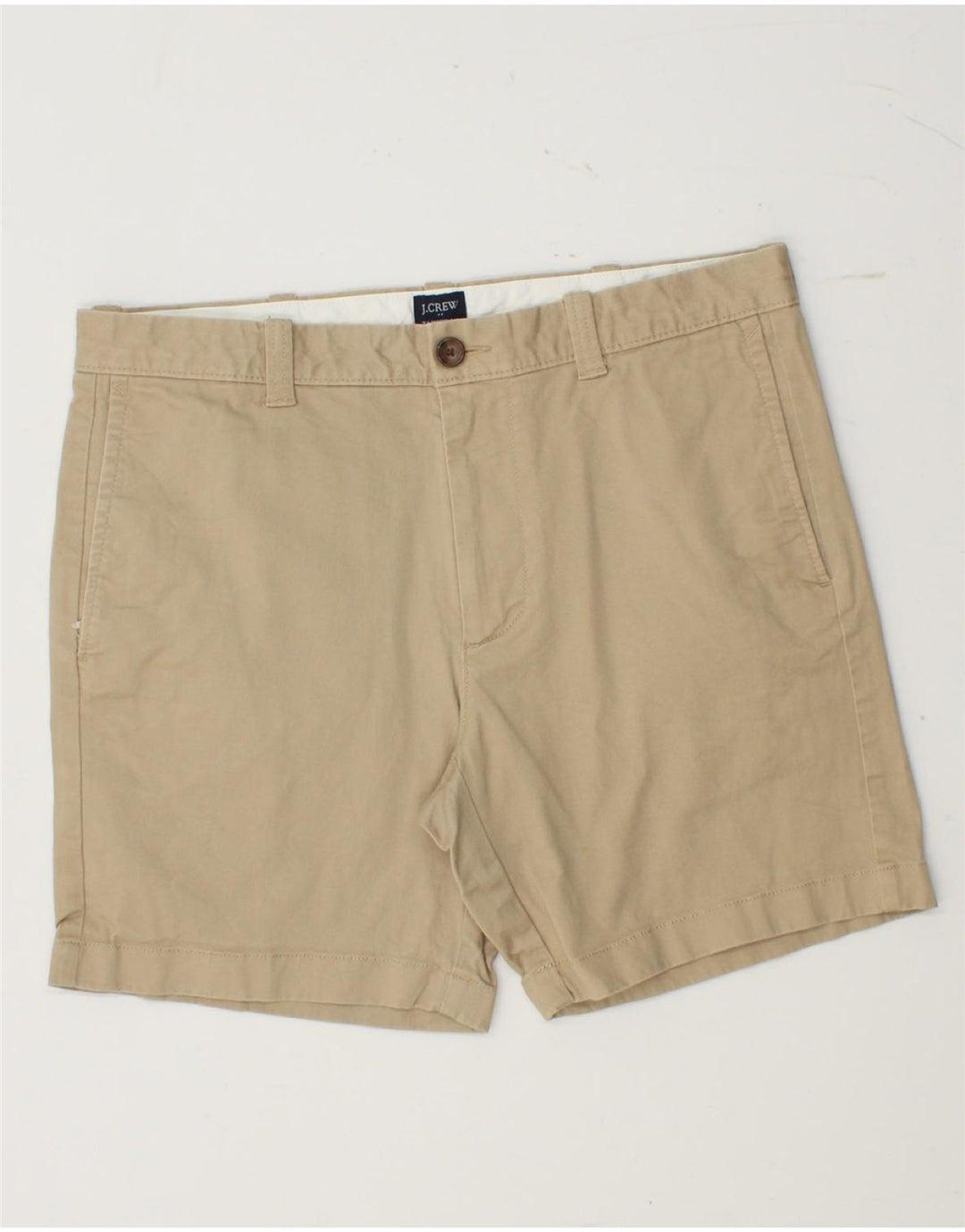J. CREW Short Chino Homme W32 Coton Beige Moyen
