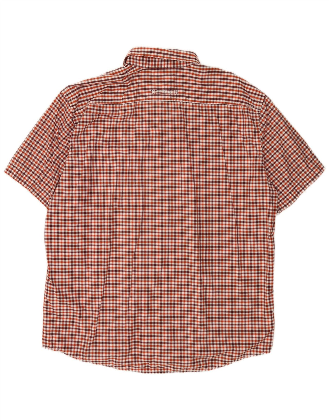 Camel Active Chemise à manches courtes pour homme Coupe régulière 2XL Rouge Vichy Coton