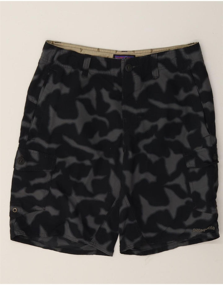 Patagonia Short Cargo W30 Nylon Camouflage Noir Moyen Homme