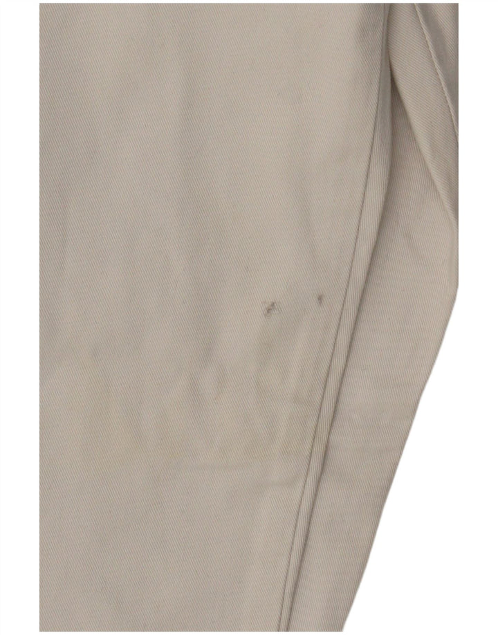 MAVERICK Pantalon Cargo Droit Homme W36 L30 Coton Blanc