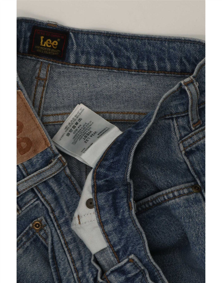 Lee Jean Droit West Homme W34 L32 Bleu Coton