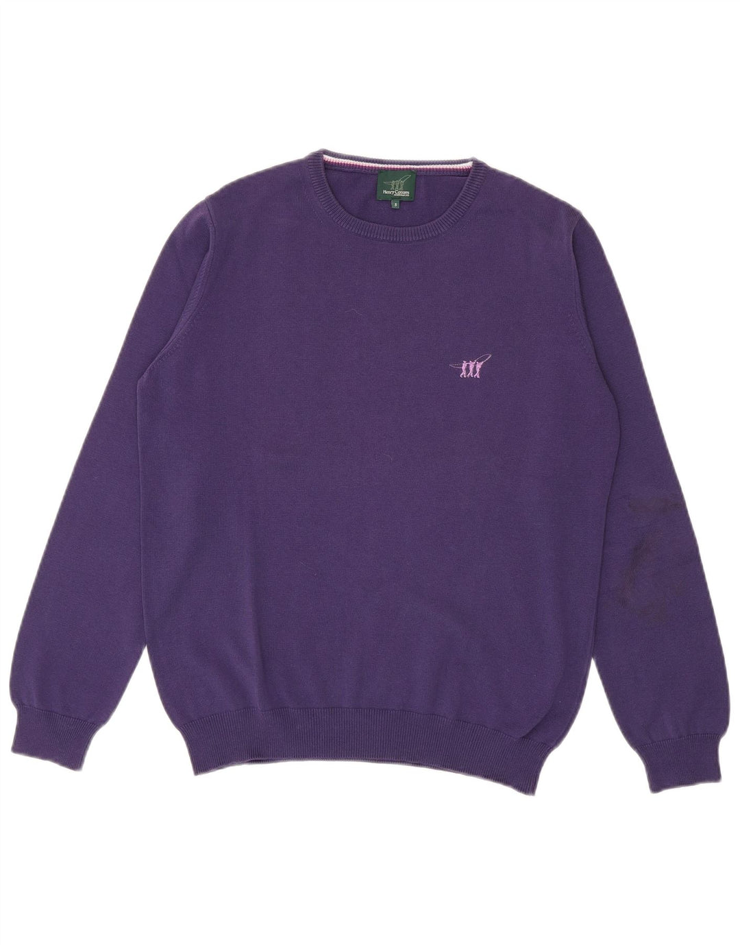 Henry Cottons Pull col rond pour homme Violet Taille S