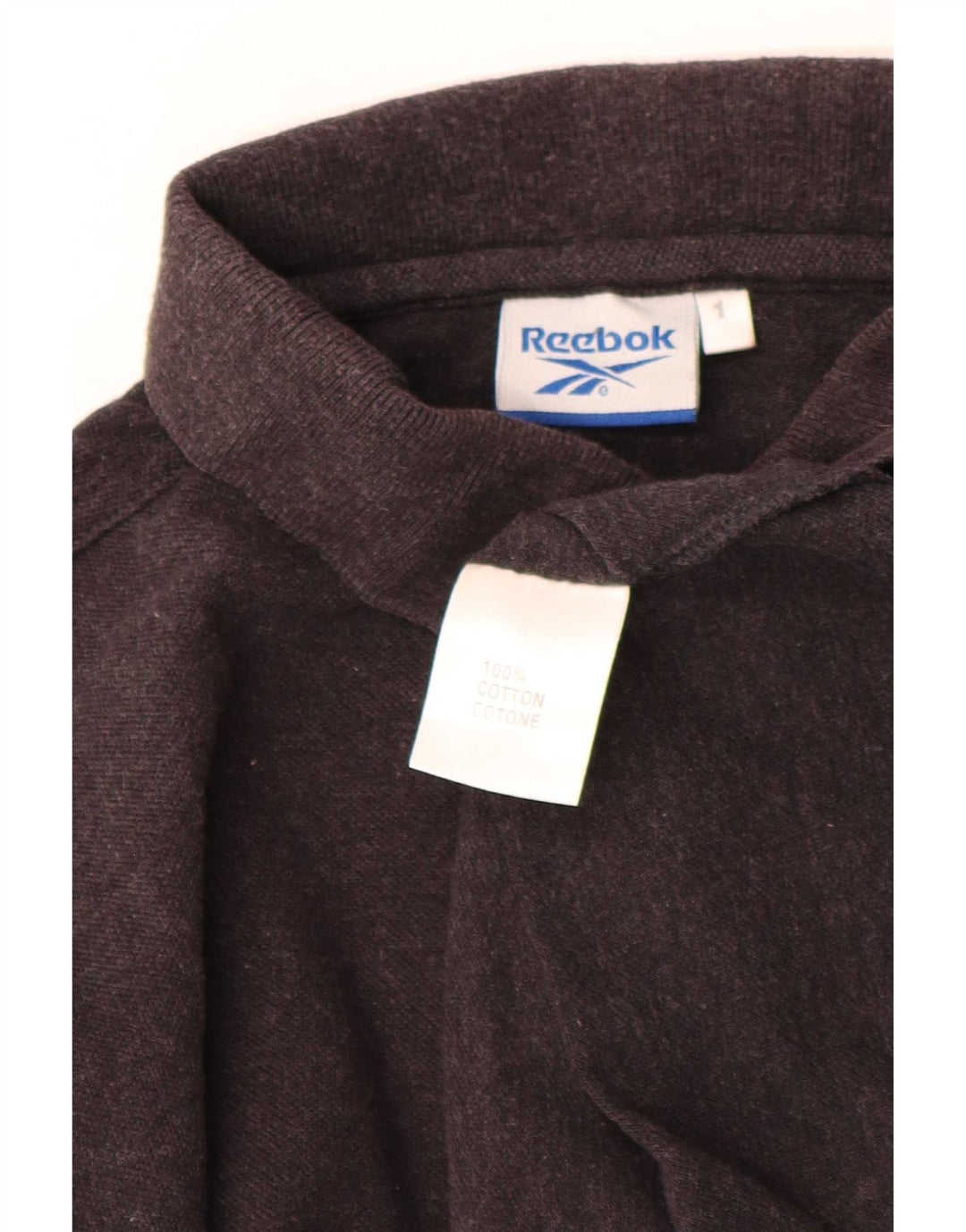 Reebok Polo Homme Petit Marron Coton