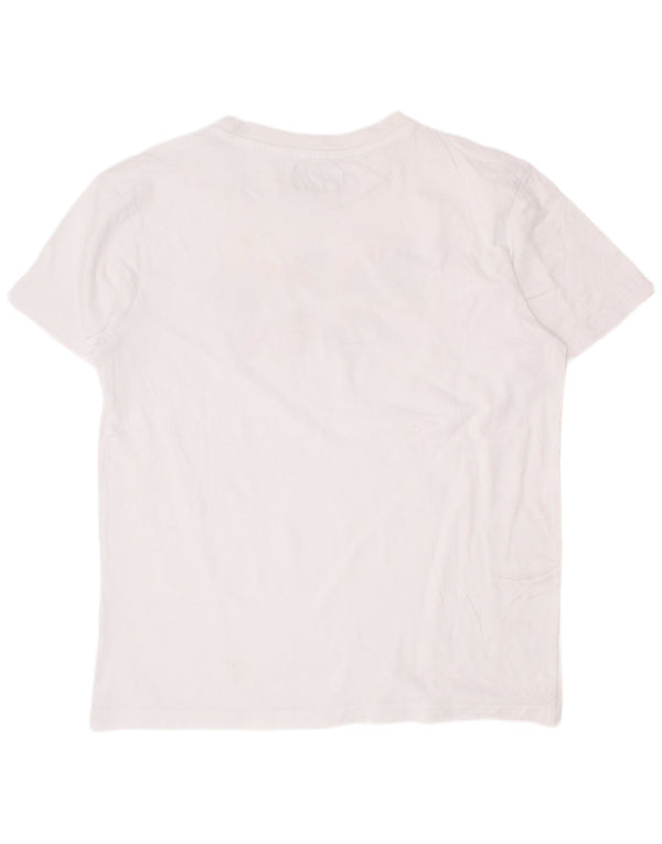 Kappa T-Shirt Graphique Garçon 11-12 ans Blanc