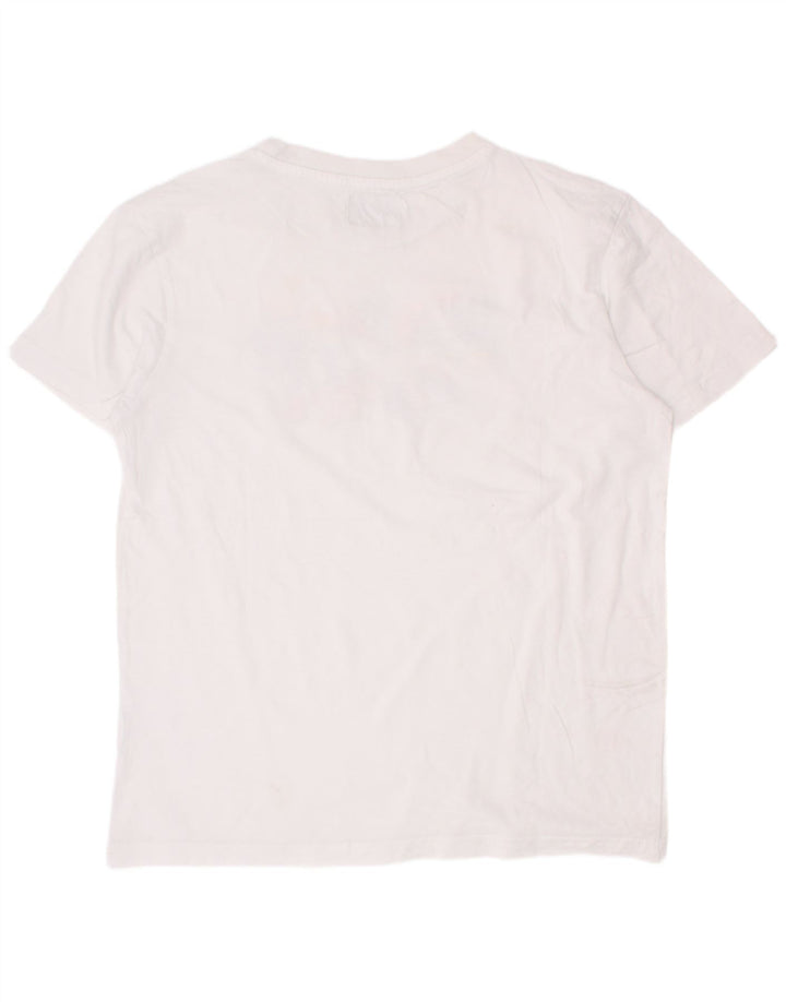 Kappa T-Shirt Graphique Garçon 11-12 ans Blanc