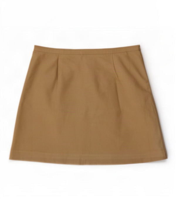 P.S. Company Mini-jupe pour femme UK 16 Large W30 Kaki Polyester