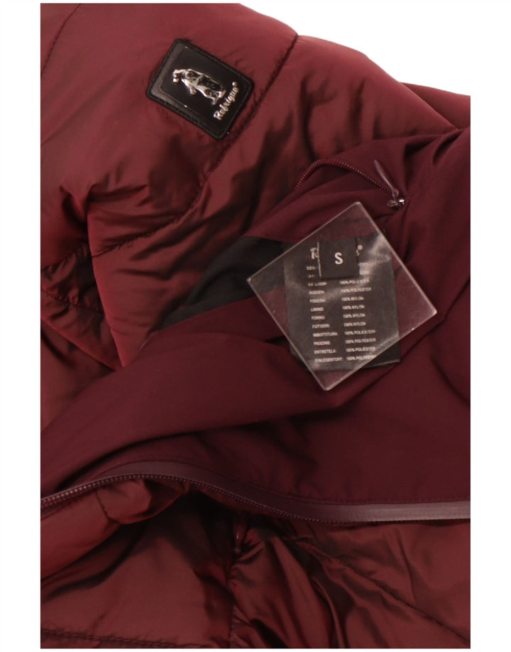 REFRIGUE Veste matelassée réversible à capuche pour femme UK 10 Small Bordeaux