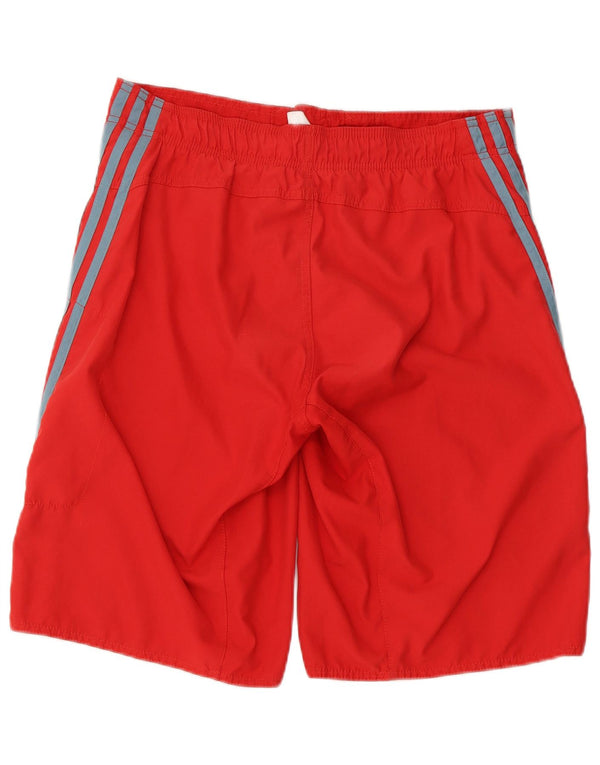 Adidas Mens Swimming Shorts Medium Red Polyester