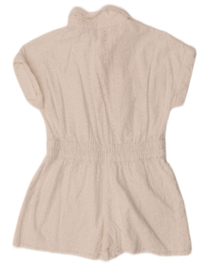 Combishort Fille Zara 9-10 Ans Blanc
