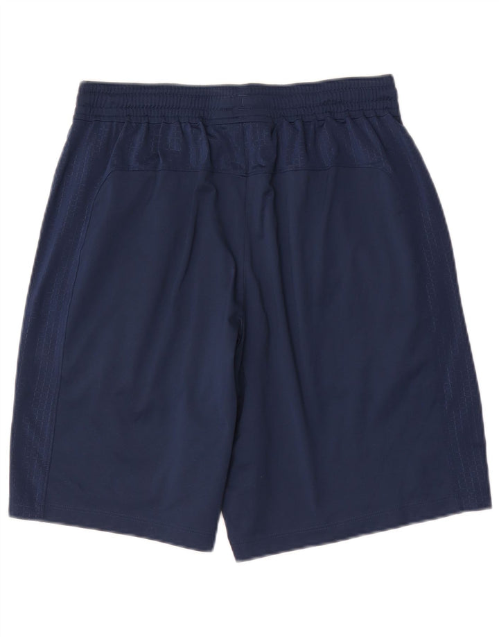 Under Armour Short de Sport Heat Gear Homme Bleu Marine Moyen