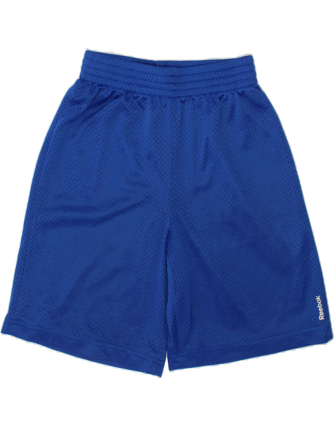 REEBOK Boys Sport Shorts 8-9 Years Small Blue Polyester Vintage Reebok and Second-Hand Reebok from Messina Hembry 