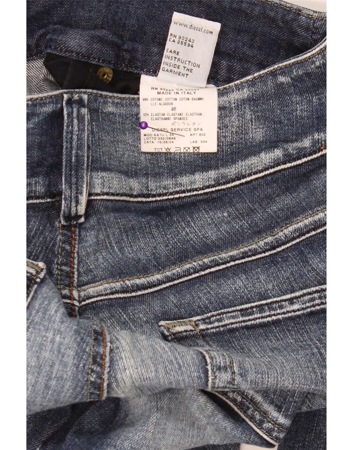 Jean Bootcut Femme Diesel W27 L29 Bleu Coton